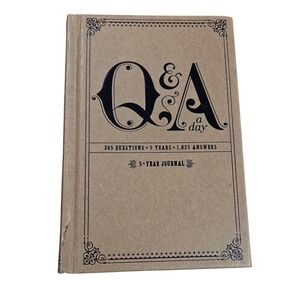 Question & Answer Time Capsule 5 Year Journal-365 Questions Hardcover